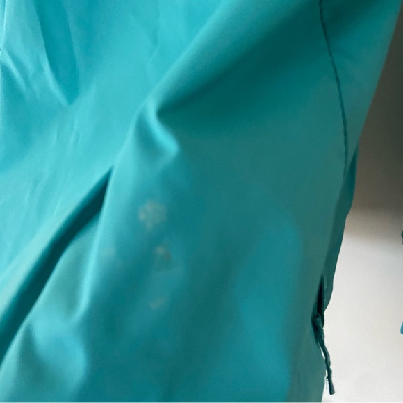 Columbia medium teal rain coat jacket hood - Picture 2 of 8